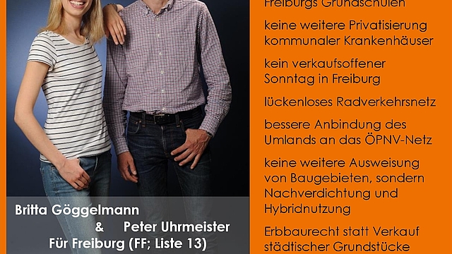 ÖDP-Mitglieder kandidieren für Stadtrat